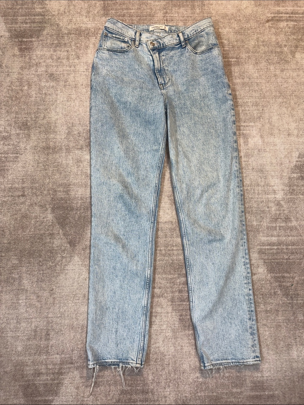 Abercrombie & Fitch Light Blue Straight Leg Jeans